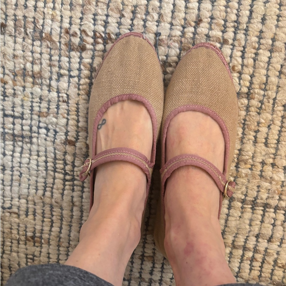 Flabelus - may Jane from Spain EU 39 US 8 women pink/cream
